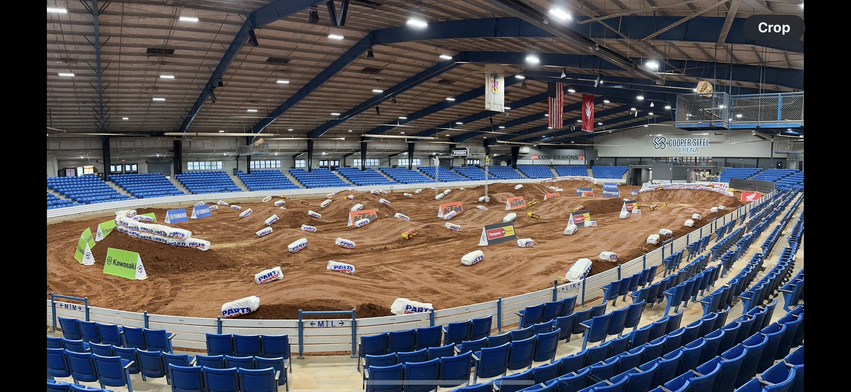 Nashville Arenacross motocross track built by MXcavation in Tennessee