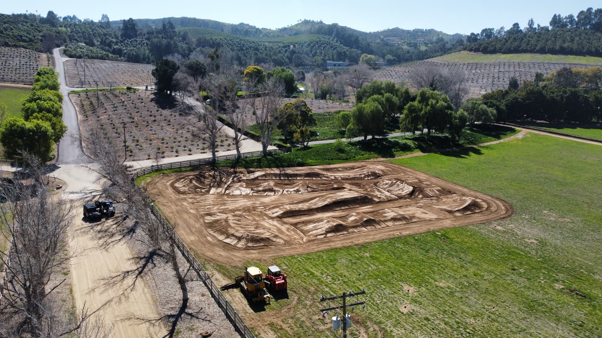 Southern California Build motocross track built by MXcavation in California