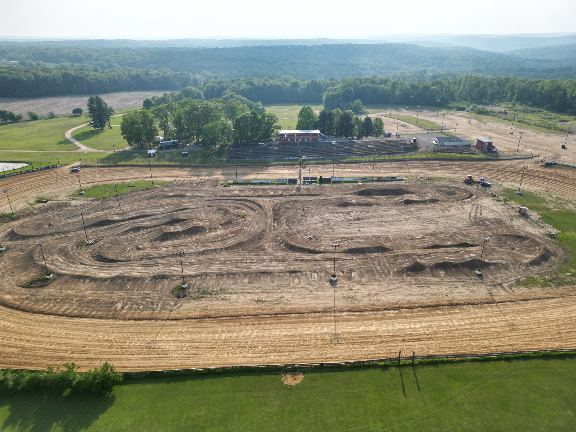Franklin Build motocross track built by MXcavation in Pennsylvania