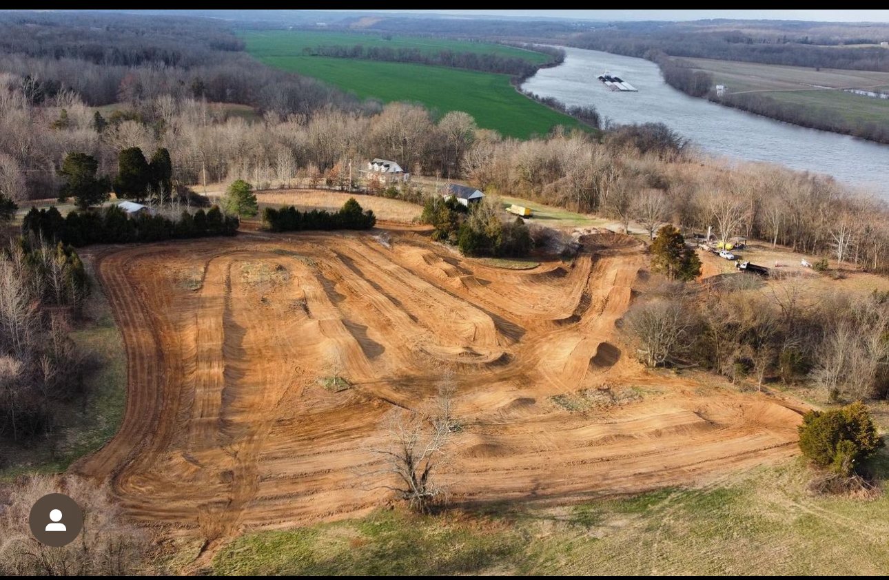 Clarksville Build motocross track built by MXcavation in Tennessee