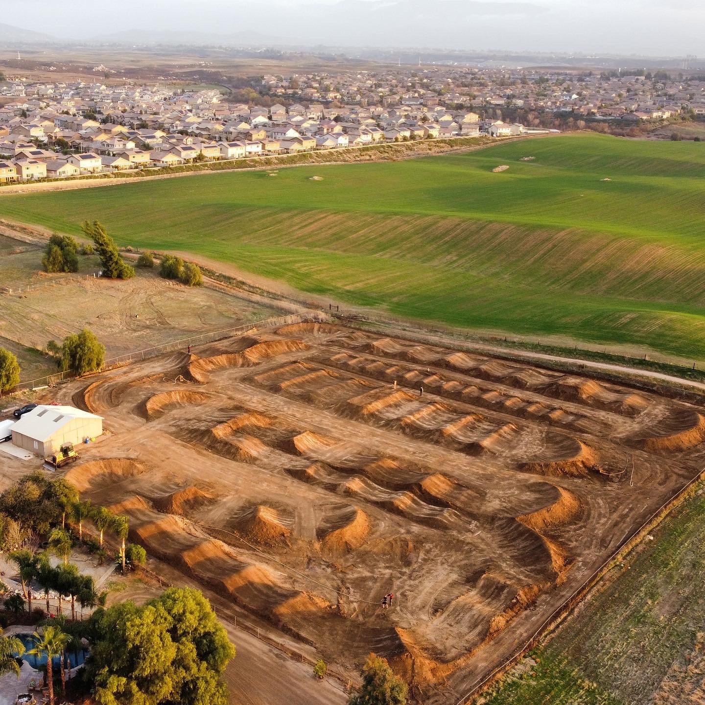 Murrieta Build motocross track built by MXcavation in California