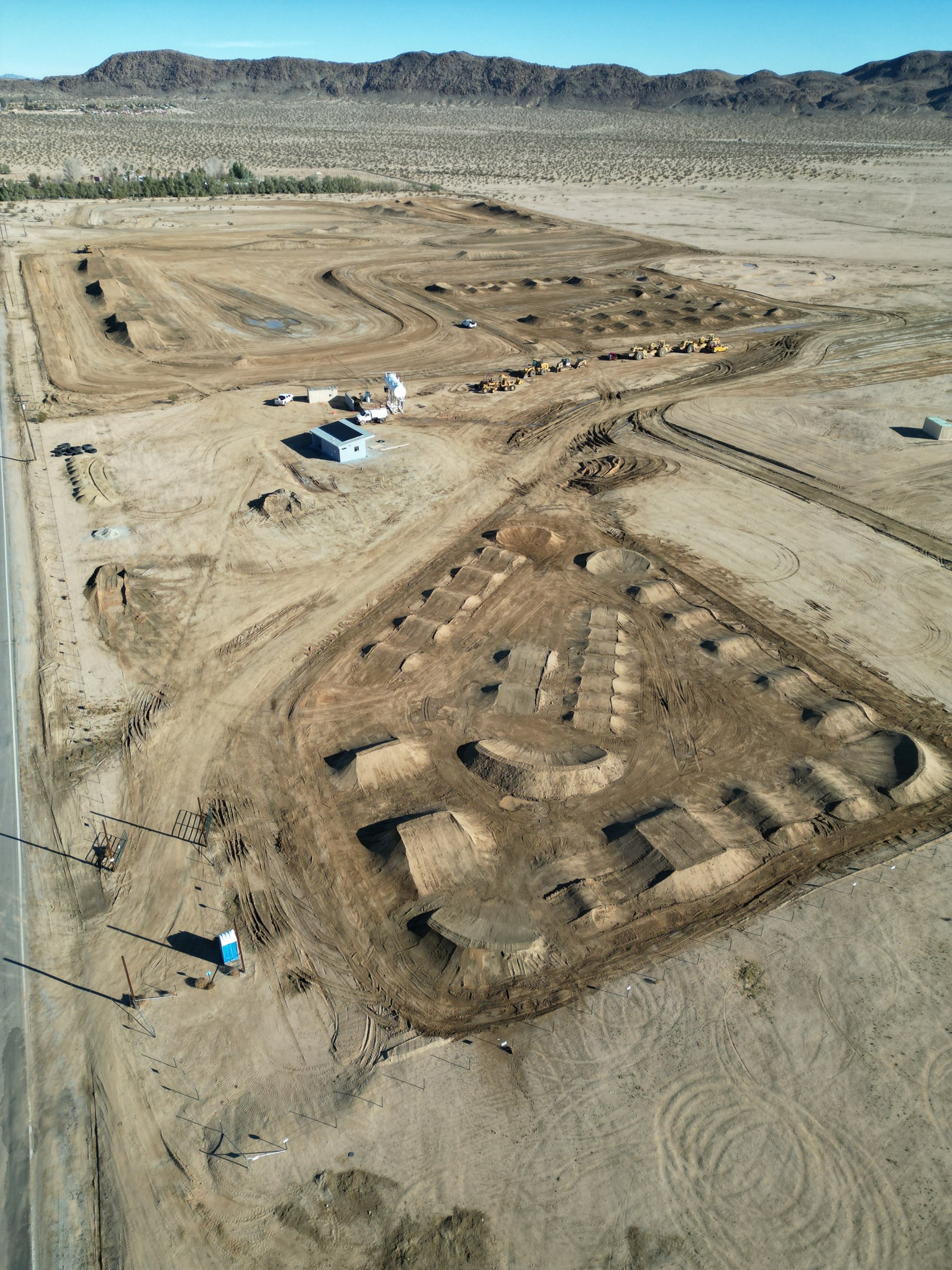 Joshua Tree Build motocross track built by MXcavation in California