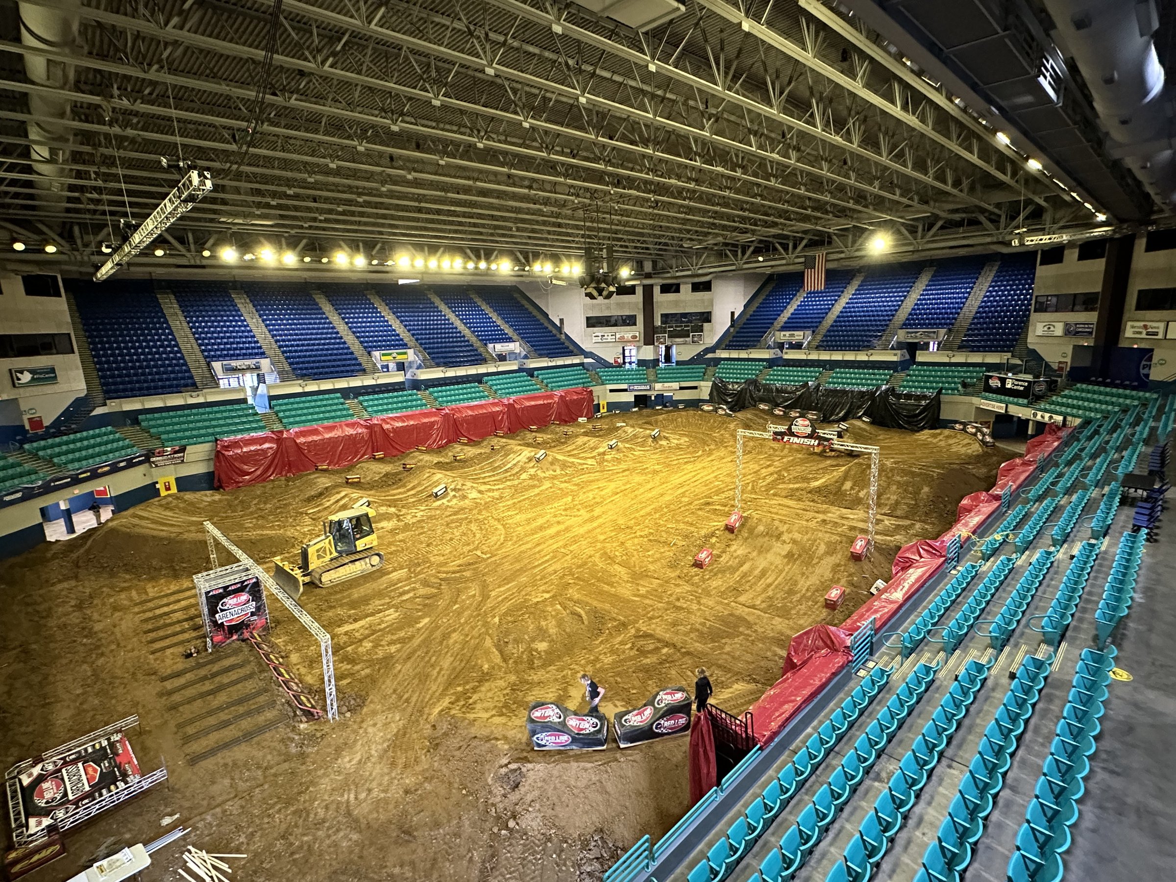 South Carolina Arenacross motocross track built by MXcavation in South Carolina