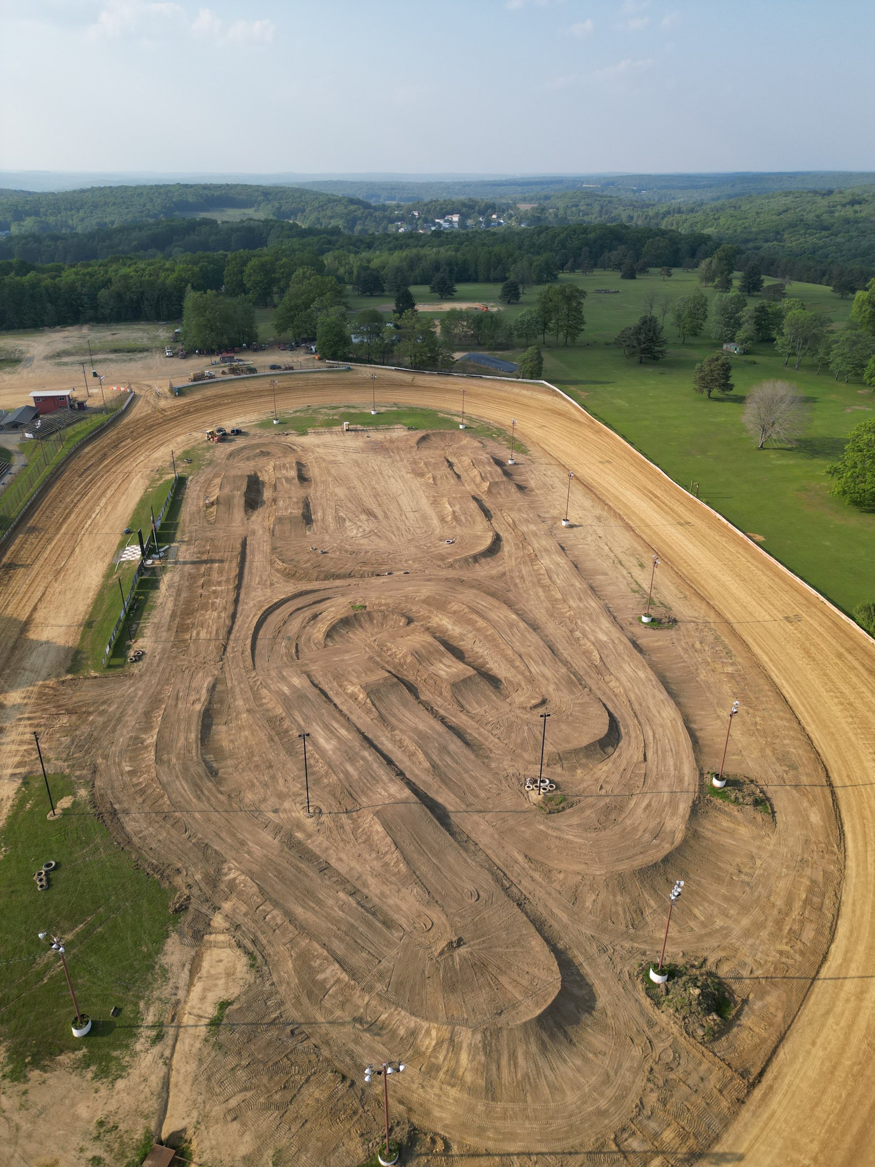 Franklin Build motocross track built by MXcavation in Pennsylvania