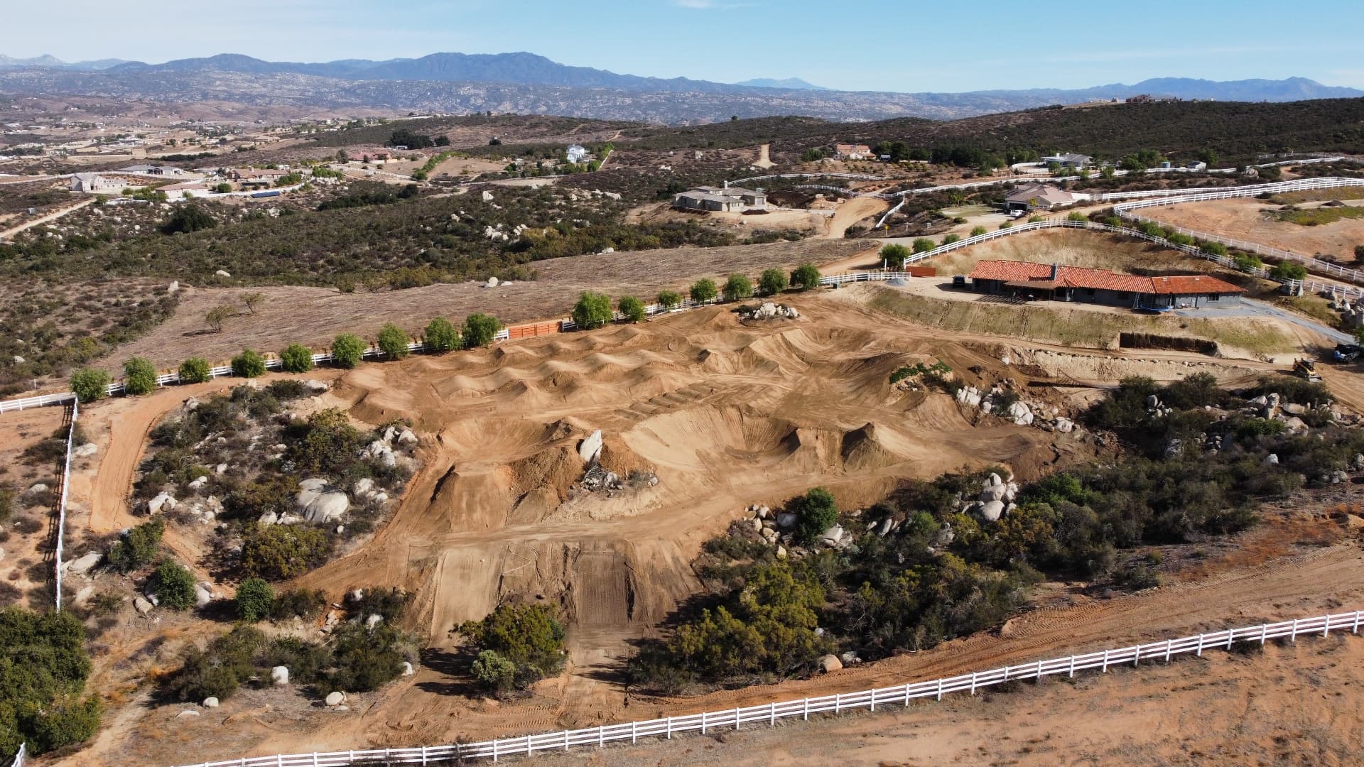 Temecula Build motocross track built by MXcavation in California