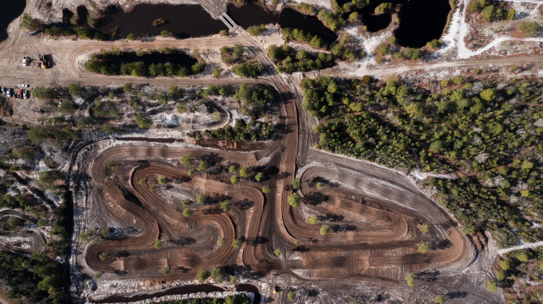 Salty Acres motocross track built by MXcavation in North Carolina